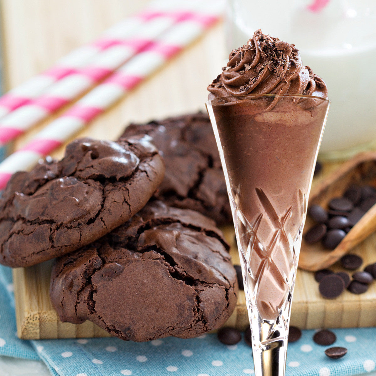 Organic Low Carb Chocolate Fudge Cookie Shake Protein Milkshake