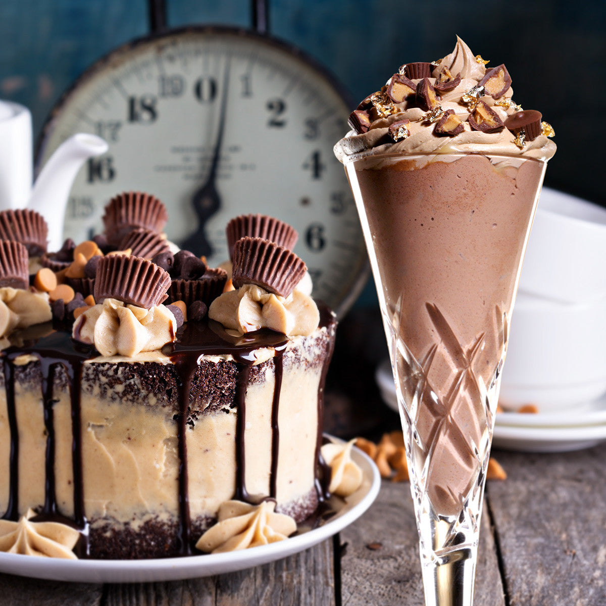 Chocolate Peanut Butter Milk Shake – Protein Milkshake