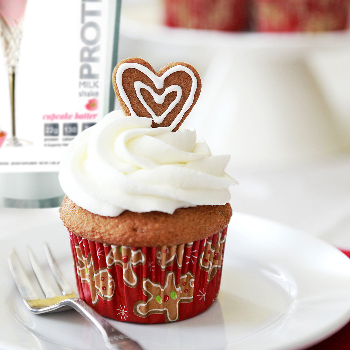 Gingerbread Cupcakes – Protein Milkshake