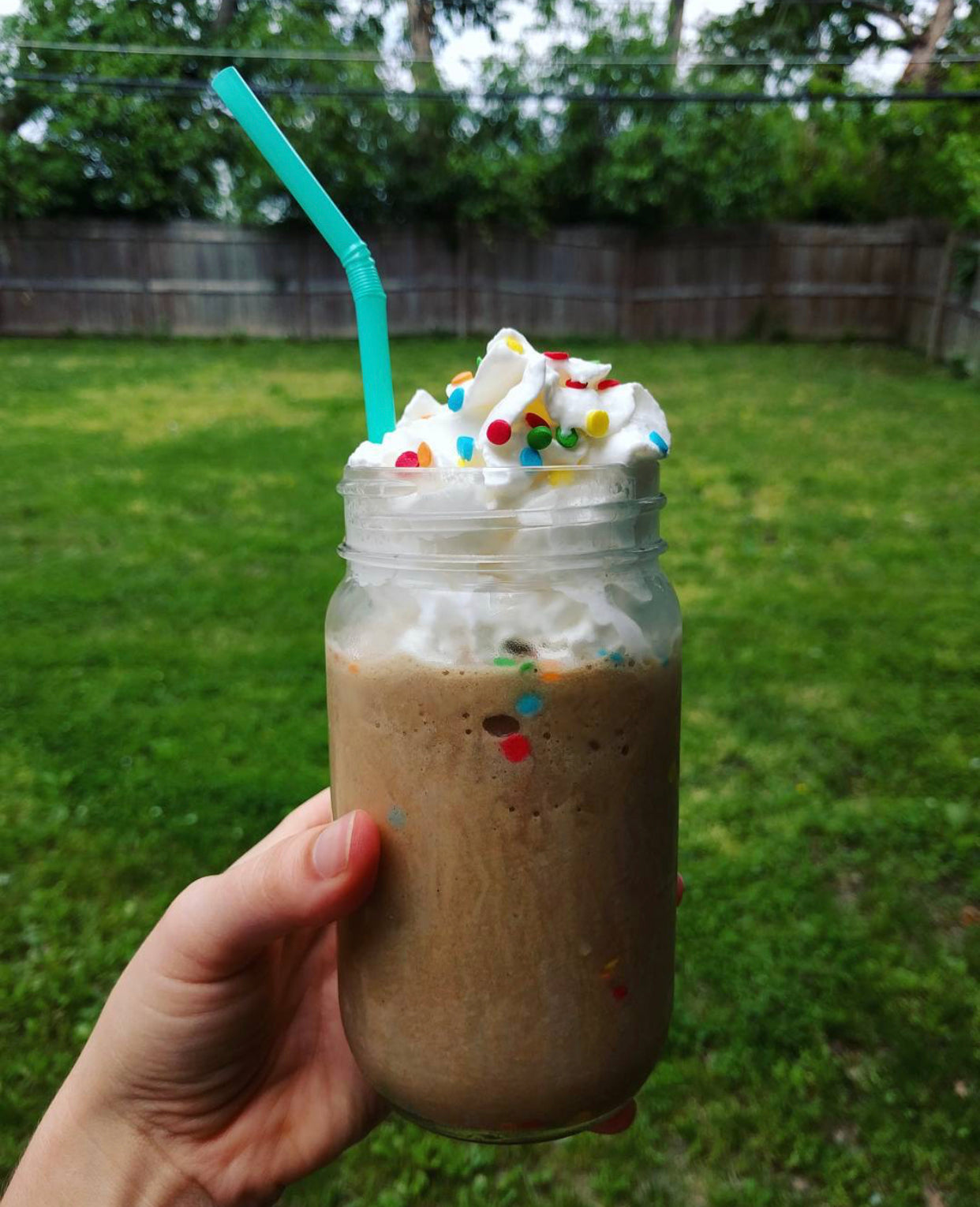 Weight Watchers Birthday Cake Frappe – Protein Milkshake