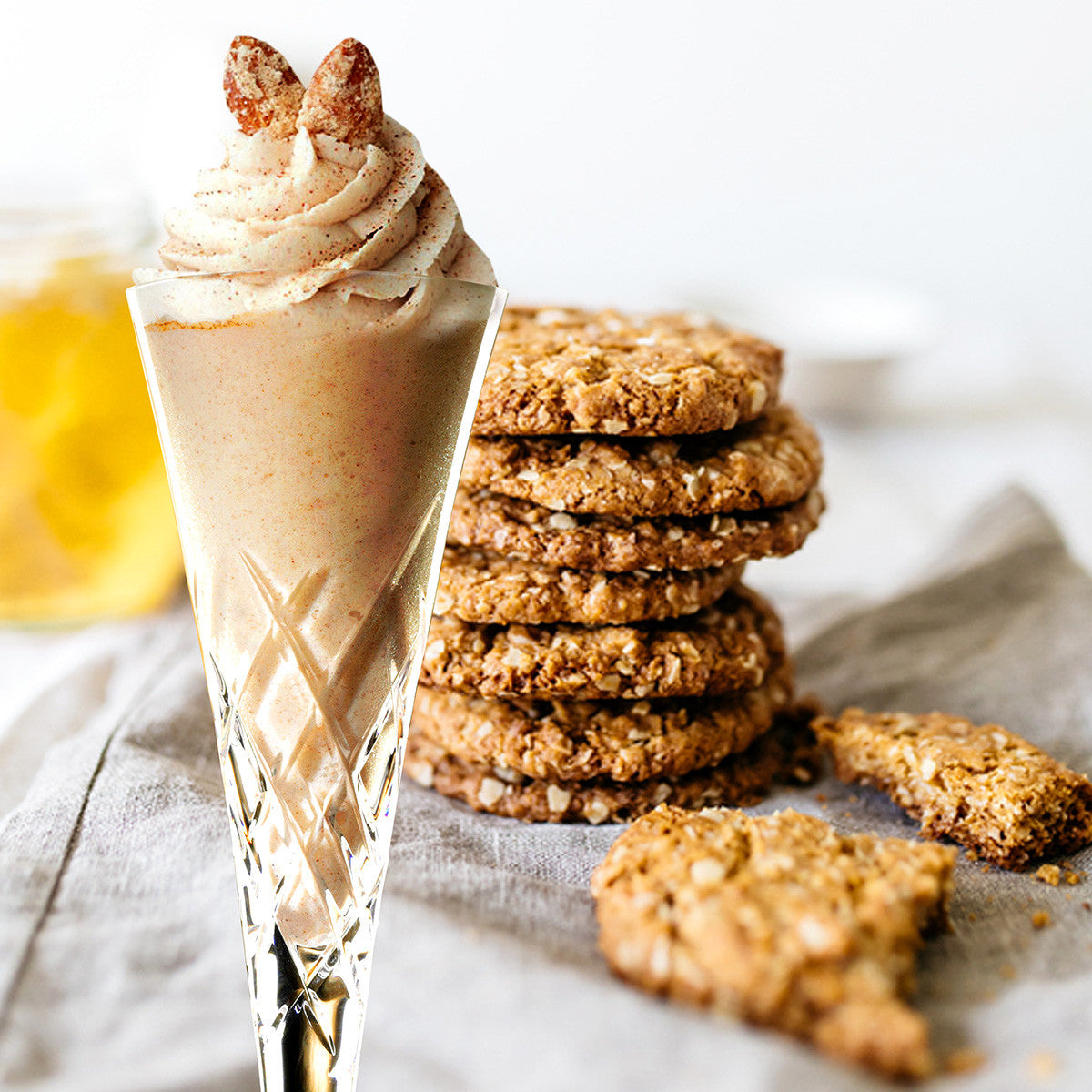 Organic Low Carb Oatmeal Cookie Shake Protein Shake &ndash; Protein Milkshake