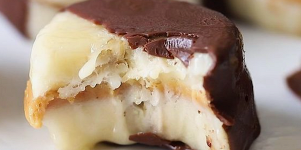 Protein Milkshake Healthy Chocolate Peanut Butter Banana Bites