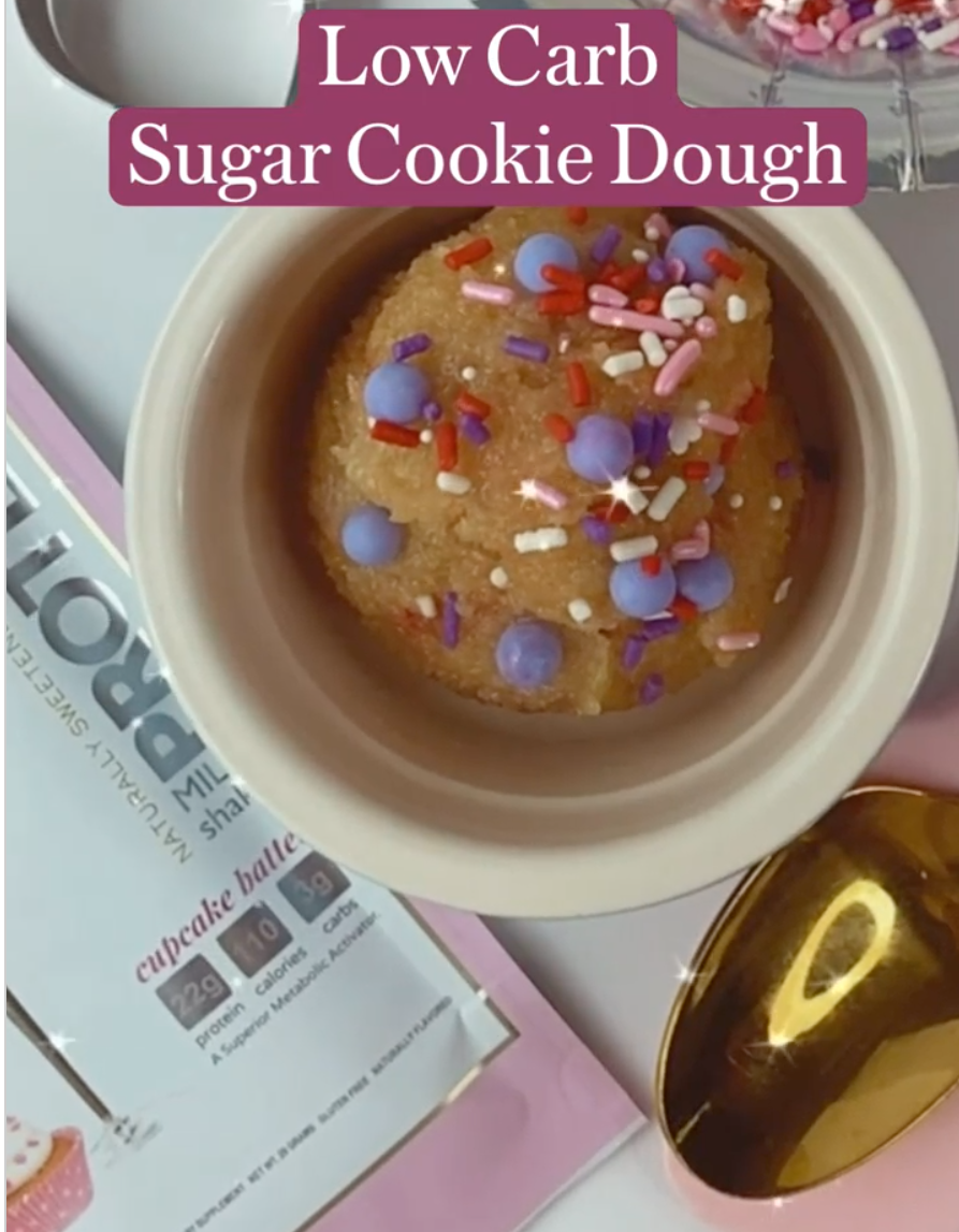 Low Carb Sugar Cookie Dough Recipe – Protein Milkshake