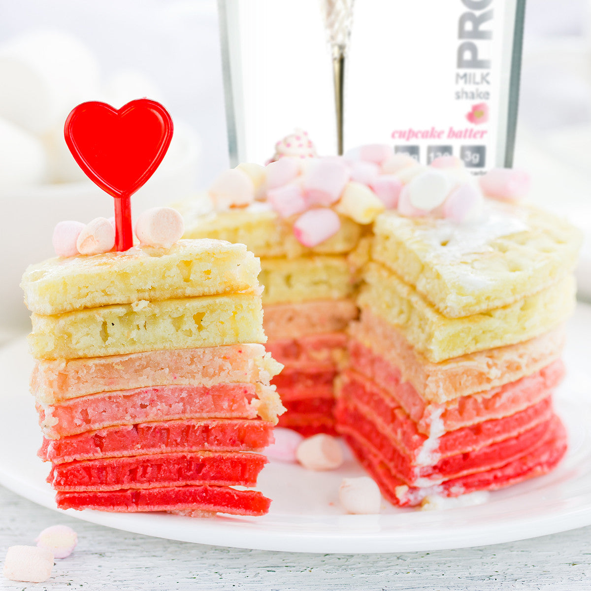 Sweetheart Protein Pancakes – Protein Milkshake