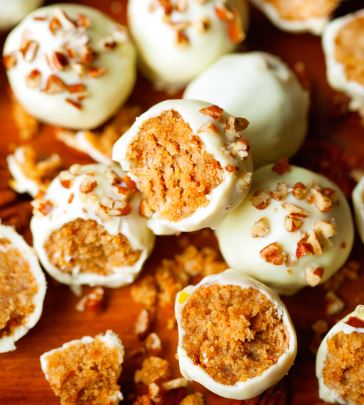 No Bake Carrot Cake Pops – Protein Milkshake
