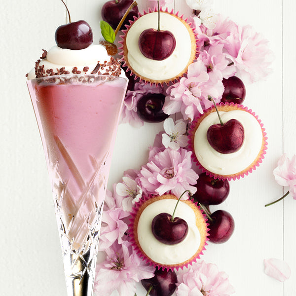 Keto-Friendly Cherry Cupcake Protein Shake