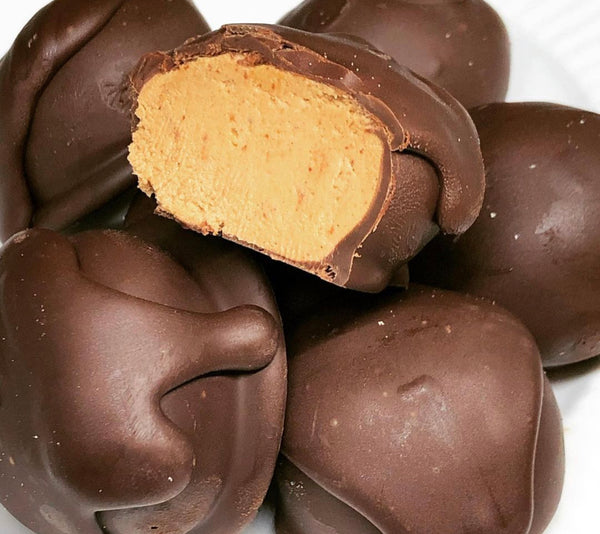 Keto-Friendly Chocolate Covered Protein Balls