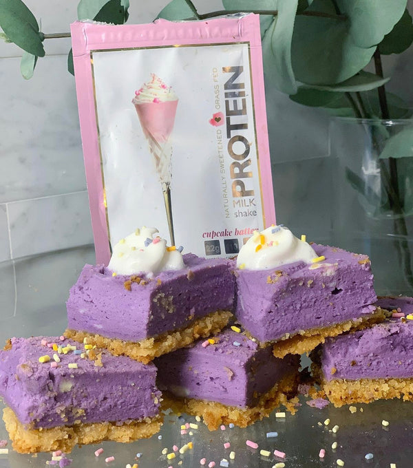 Keto Purple Cream Cheesecake