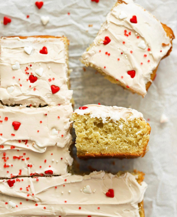 Gluten-Free Protein Vanilla Sheet Cake