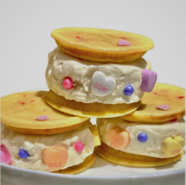 Keto Cupcake Batter Ice Cream Sandwiches