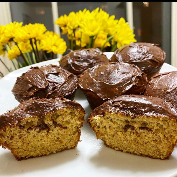 Low-Carb Salted Caramel Cupcakes