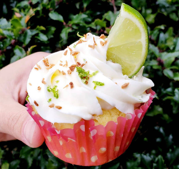 Keto Coconut Lime Cupcakes