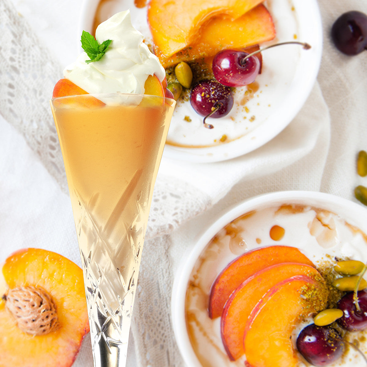 Peaches and Cream Shake Recipe – Protein Milkshake