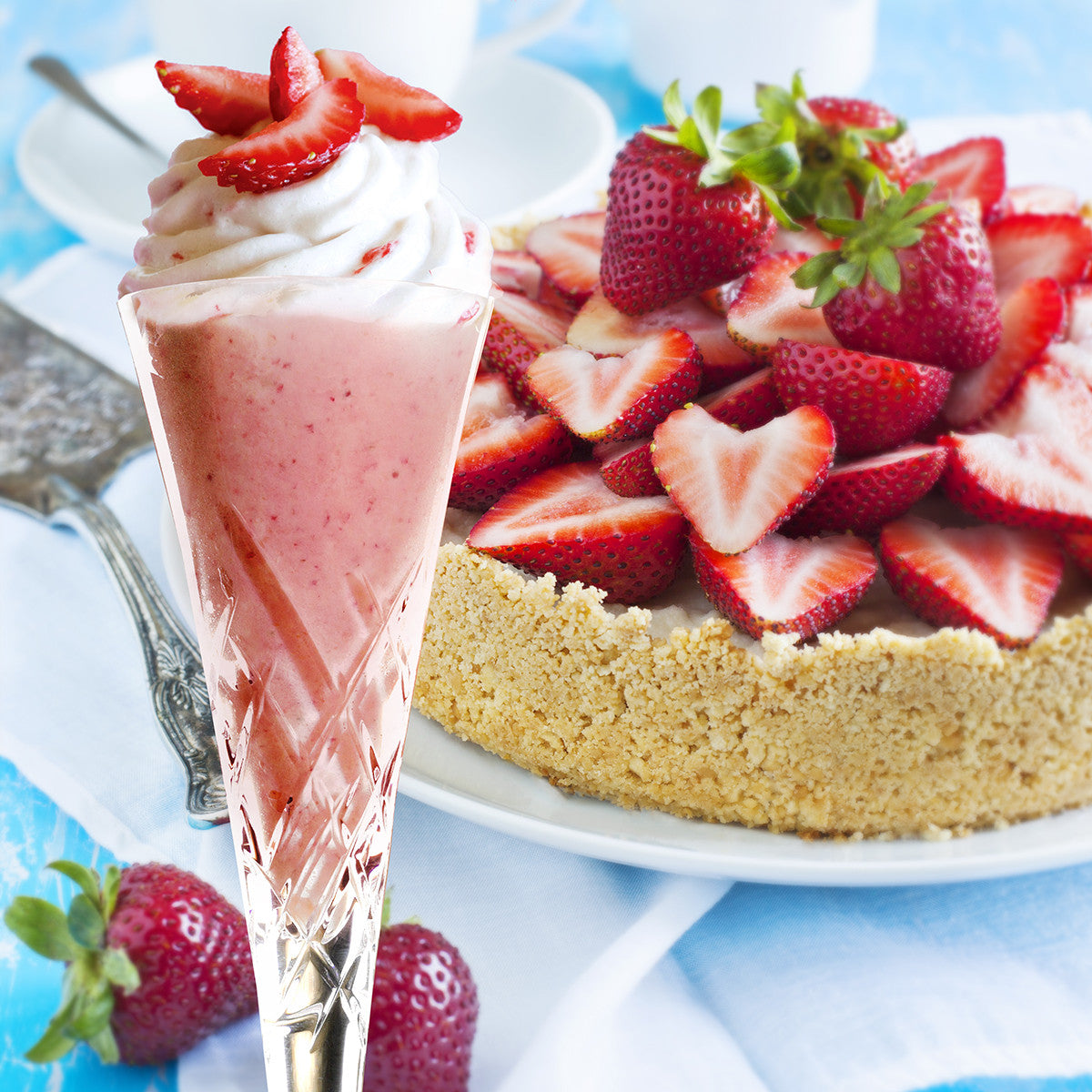 Bariatric Strawberry Cheesecake Protein Shake (Suitable for Pre- Post – Protein Milkshake
