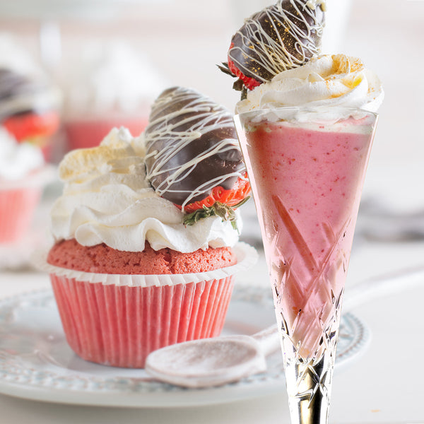 Chocolate Dipped Strawberry Shake