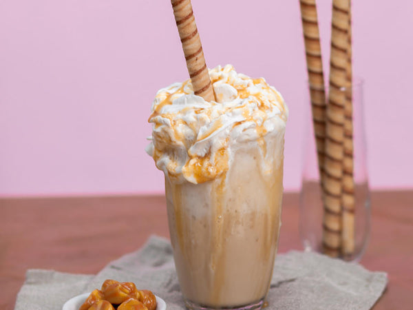 Sugar Free Protein Caramel Frappuccino Milkshake