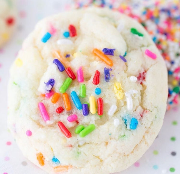 Sugarless Sprinkle Cookies