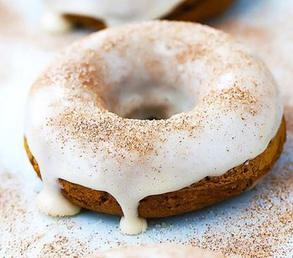 Pumpkin Pronuts with Protein Icing