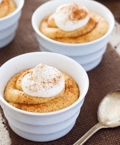 Protein Frosted Pumpkin Mug Cake