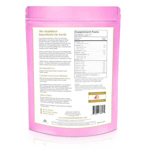 PRE-ORDER SHIPS OCT 1st: Protein Milkshake Cupcake Batter Low Carb Protein Powder