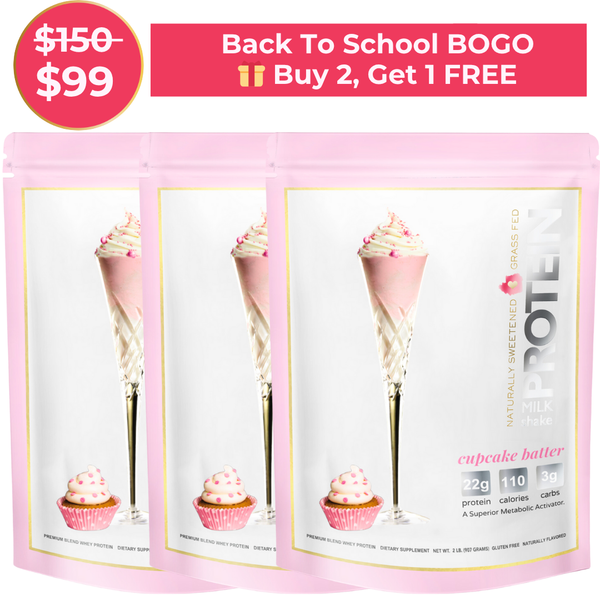 Protein Milkshake Cupcake Batter Low Carb Protein Powder