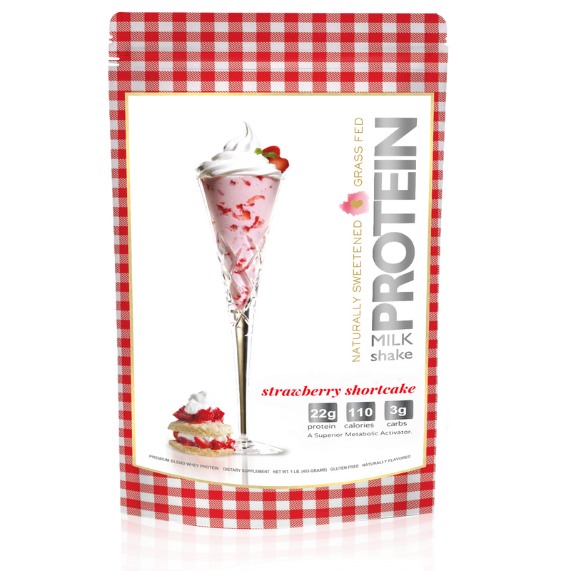 Protein Milkshake Strawberry Shortcake Protein Powder