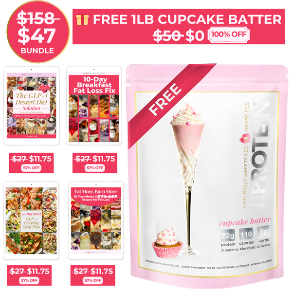 Protein Milkshake Cupcake Batter Weight Loss Starter Bundle