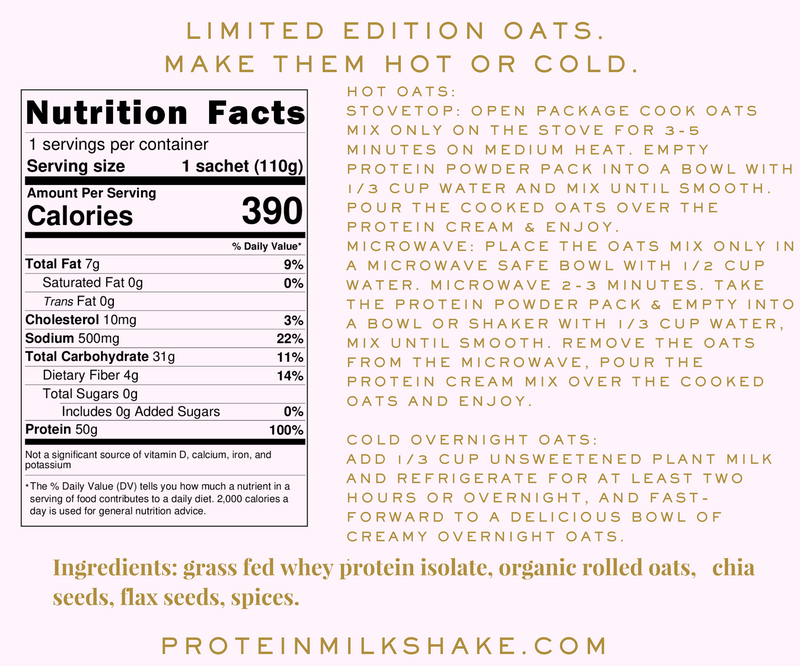 August 30 Day Transformation Challenge Protein Oats Weight Loss Bundle