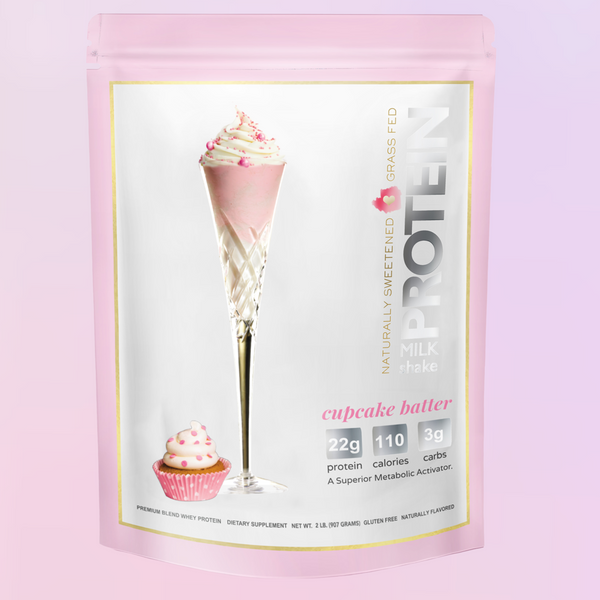 Now Shipping: Protein Milkshake Cupcake Batter Low Carb Protein Powder